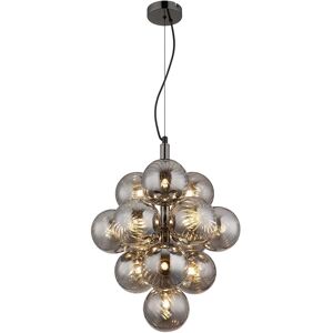 Globo Lighting Conor Pendant Light - 13-Flame, 120cm, Black Globo Lighting Conor Pendant Light - 13-Flame, 120cm, Black