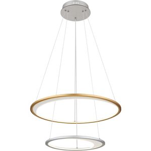 Globo Lighting Umbra Pendant Ceiling Light Silver Colored 2x LED Dimmable 2700-6500K Remote Control Timer Globo Lighting Umbra Pendant Ceiling Light Silver Colored 2x LED Dimmable 2700-6500K Remote Control Timer