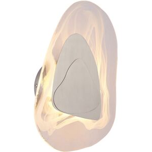 Globo Lighting Dorsey Integrated LED Wall Lamp Nickel Matt Clear Glass Shade LED 3000K Globo Lighting Dorsey Integrated LED Wall Lamp Nickel Matt Clear Glass Shade LED 3000K