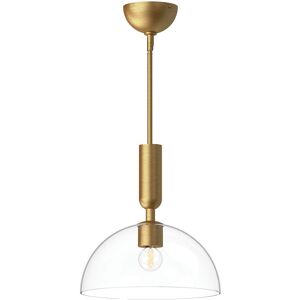 Elstead Lighting Alora Mood Jude Dome Pendant Ceiling Light Contemporary Brushed Gold 1x E27 Elstead Lighting Alora Mood Jude Dome Pendant Ceiling Light Contemporary Brushed Gold 1x E27