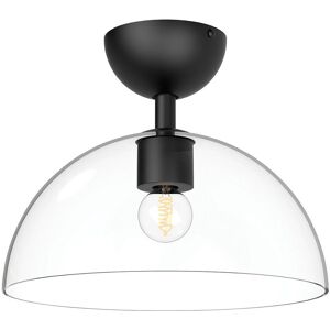 Elstead Lighting Alora Mood Jude Bowl Semi Flush Ceiling Light Contemporary Matt Black 1x E27 Elstead Lighting Alora Mood Jude Bowl Semi Flush Ceiling Light Contemporary Matt Black 1x E27