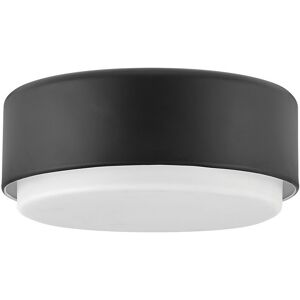 Elstead Lighting Hinkley Cedric Cylindrical Ceiling Light Contemporary Black 2x E27 Elstead Lighting Hinkley Cedric Cylindrical Ceiling Light Contemporary Black 2x E27
