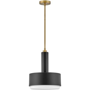 Elstead Lighting Hinkley Cedric Cylindrical Pendant Ceiling Light Contemporary Black 2x E27 Elstead Lighting Hinkley Cedric Cylindrical Pendant Ceiling Light Contemporary Black 2x E27