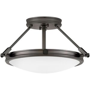 Elstead Lighting Hinkley Collier Cylindrical Ceiling Light Contemporary Black Oxide 3x E14 Elstead Lighting Hinkley Collier Cylindrical Ceiling Light Contemporary Black Oxide 3x E14