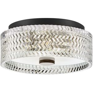 Elstead Lighting Hinkley Elle Cylindrical Ceiling Light Contemporary Black 2x E27 Elstead Lighting Hinkley Elle Cylindrical Ceiling Light Contemporary Black 2x E27