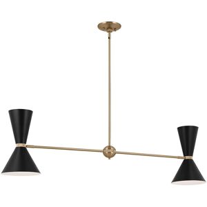 Elstead Lighting Kichler Phix Bar Pendant Ceiling Light Contemporary Champagne Bronze, Black 4x E27 Elstead Lighting Kichler Phix Bar Pendant Ceiling Light Contemporary Champagne Bronze, Black 4x E27