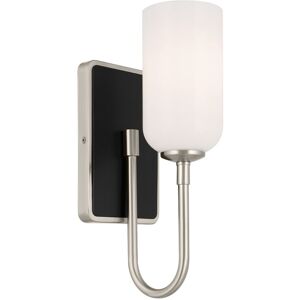 Elstead Lighting Kichler Solia Wall Lamp Contemporary Brushed Nickel, Black 3000K IP44 1x G9 Elstead Lighting Kichler Solia Wall Lamp Contemporary Brushed Nickel, Black 3000K IP44 1x G9