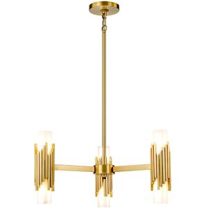 Elstead Lighting Marvele Multi Arm Pendant Ceiling Light Contemporary Aged Brass 6x E14 Elstead Lighting Marvele Multi Arm Pendant Ceiling Light Contemporary Aged Brass 6x E14