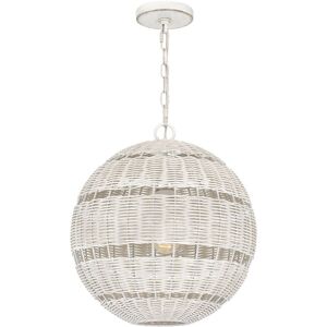 Elstead Lighting Quoizel Lindendale Spherical Pendant Ceiling Light Contemporary Antique White IP44 1x E27 Elstead Lighting Quoizel Lindendale Spherical Pendant Ceiling Light Contemporary Antique White IP44 1x E27