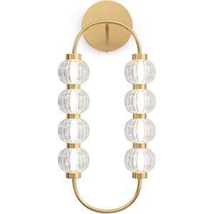 Maytoni Lighting Amulet Ring Modern Wall Lamp Gold 3000K 800lm Glass Shade Maytoni Lighting Amulet Ring Modern Wall Lamp Gold 3000K 800lm Glass Shade