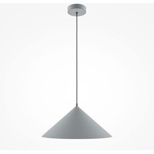 Maytoni Lighting Basic Cone Modern 35cm Dome Pendant Ceiling Light Grey 1xE27 Maytoni Lighting Basic Cone Modern 35cm Dome Pendant Ceiling Light Grey 1xE27