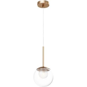 Maytoni Lighting Basic Form Modern 15cm Globe Pendant Ceiling Light Gold 1xG9 Glass Shade Maytoni Lighting Basic Form Modern 15cm Globe Pendant Ceiling Light Gold 1xG9 Glass Shade