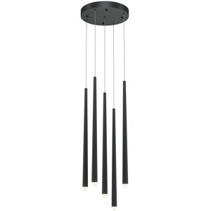 Maytoni Lighting Cascade Modern Cluster Pendant Ceiling Light Black 2400lm 5xLED Maytoni Lighting Cascade Modern Cluster Pendant Ceiling Light Black 2400lm 5xLED