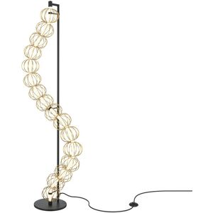 Maytoni Lighting Golden Cage Modern LED Integrated Floor Lamp Gold 3000K 3000lm Maytoni Lighting Golden Cage Modern LED Integrated Floor Lamp Gold 3000K 3000lm