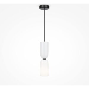 Maytoni Lighting Memory Modern Slim Pendant Ceiling Light Black 1xE14 White Shade Maytoni Lighting Memory Modern Slim Pendant Ceiling Light Black 1xE14 White Shade