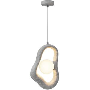 Maytoni Lighting Opus Modern Pendant Ceiling Light Grey 1xG9 White Shade Maytoni Lighting Opus Modern Pendant Ceiling Light Grey 1xG9 White Shade