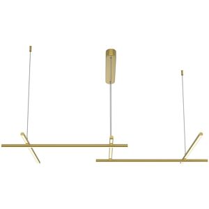 Maytoni Lighting Radiance Modern 121cm Bar Pendant Ceiling Light Gold 3000K 2150lm White Shade Maytoni Lighting Radiance Modern 121cm Bar Pendant Ceiling Light Gold 3000K 2150lm White Shade