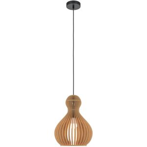Maytoni Lighting Roots II Modern 30cm Wire Frame Pendant Ceiling Light Black 1xE27 Beige Shade Maytoni Lighting Roots II Modern 30cm Wire Frame Pendant Ceiling Light Black 1xE27 Beige Shade