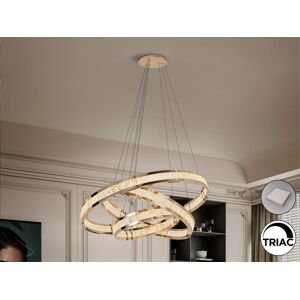Schuller Lighting Lorian Triple Ring Pendant Ceiling Light Gold LED 3000K Schuller Lighting Lorian Triple Ring Pendant Ceiling Light Gold LED 3000K