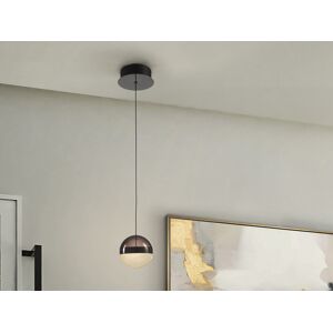 Schuller Lighting Orbes 12cm Globe Pendant Ceiling Light Chrome Black LED 3000K Schuller Lighting Orbes 12cm Globe Pendant Ceiling Light Chrome Black LED 3000K