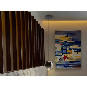 Schuller Lighting Onice Slim Pendant Ceiling Light Black, Smoke LED 3000K Schuller Lighting Onice Slim Pendant Ceiling Light Black, Smoke LED 3000K