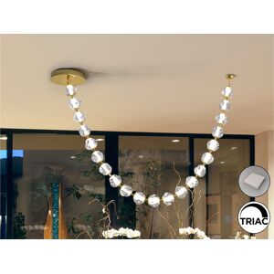 Schuller Lighting Zaria II 21 Light Pendant Ceiling Light Gold, Clear LED 3000K Dimmable Schuller Lighting Zaria II 21 Light Pendant Ceiling Light Gold, Clear LED 3000K Dimmable