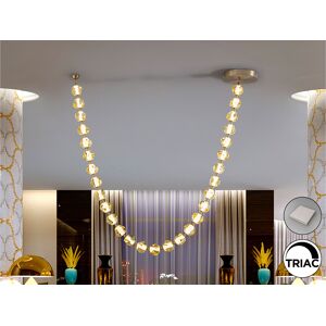 Schuller Lighting Zaria II 29 Light Pendant Ceiling Light Bronze, Amber LED 3000K Dimmable Schuller Lighting Zaria II 29 Light Pendant Ceiling Light Bronze, Amber LED 3000K Dimmable