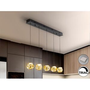 Schuller Lighting Zaria Bar Pendant Ceiling Light Black, Bronze, Amber LED 3000K Dimmable Schuller Lighting Zaria Bar Pendant Ceiling Light Black, Bronze, Amber LED 3000K Dimmable