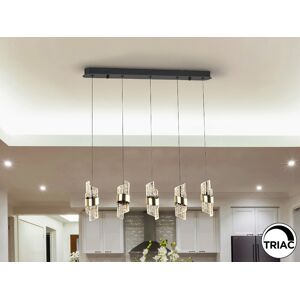 Schuller Lighting Iliada Bar Pendant Ceiling 5 Light Black, Gold LED 3000K Schuller Lighting Iliada Bar Pendant Ceiling 5 Light Black, Gold LED 3000K