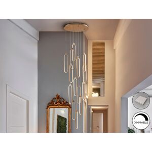 Schuller Lighting Colette Cluster Pendant Ceiling 14 Light Rose Gold LED 3000K Dimmable - Max 5M Drop Schuller Lighting Colette Cluster Pendant Ceiling 14 Light Rose Gold LED 3000K Dimmable - Max 5M Drop
