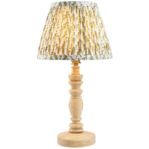 Endon Collection Lighting Bibury Natural Ash Table Lamp with Herb Garden Green Fabric Leaf Shade 20cm B22 Endon Collection Lighting Bibury Natural Ash Table Lamp with Herb Garden Green Fabric Leaf Shade 20cm B22