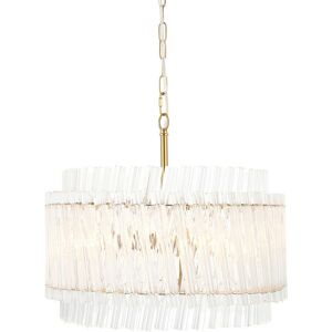 Merano Lighting Langford Pendant Ceiling Light Brushed Aged Brass Plate & Clear Glass 3 x 7W LED E14 Merano Lighting Langford Pendant Ceiling Light Brushed Aged Brass Plate & Clear Glass 3 x 7W LED E14