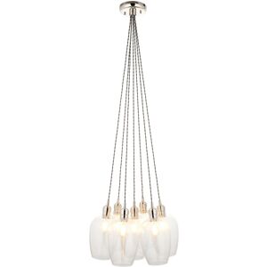 Merano Lighting Livorno Cluster Pendant Ceiling Light Bright Nickel Plate & Clear Glass 7 x 10W LED E27 Merano Lighting Livorno Cluster Pendant Ceiling Light Bright Nickel Plate & Clear Glass 7 x 10W LED E27