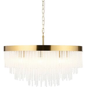 Endon Collection Lighting Anistoria Grand Pendant Ceiling Light Brushed Aged Brass Plate & Clear Glass 9x E14 Endon Collection Lighting Anistoria Grand Pendant Ceiling Light Brushed Aged Brass Plate & Clear Glass 9x E14