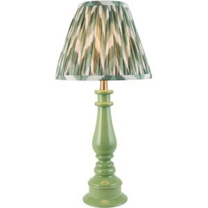Endon Collection Lighting Myrtle Cotswold Green Table Lamp with Cotswold Green Fabric Zigzag Shade 25cm B22 Endon Collection Lighting Myrtle Cotswold Green Table Lamp with Cotswold Green Fabric Zigzag Shade 25cm B22