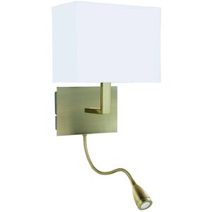 Searchlight Lighting Searchlight - 1 Light Flexible Indoor Wall Light Antique Brass - Wall Light Searchlight Lighting Searchlight - 1 Light Flexible Indoor Wall Light Antique Brass - Wall Light
