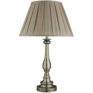 Searchlight Searchlight Flemish Antique Brass 1 Light Table Lamp - Table Lamp Searchlight Searchlight Flemish Antique Brass 1 Light Table Lamp - Table Lamp