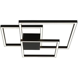 Zambelis Lighting Kalo 56cm Integrated Led Semi Flush Ceiling Light Sandy Black LED 3000K Dimmable Zambelis Lighting Kalo 56cm Integrated Led Semi Flush Ceiling Light Sandy Black LED 3000K Dimmable