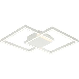 Zambelis Lighting Kalo 46cm Integrated Led Semi Flush Ceiling Light Sandy White LED 3000K Dimmable Zambelis Lighting Kalo 46cm Integrated Led Semi Flush Ceiling Light Sandy White LED 3000K Dimmable