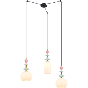 Zambelis Lighting Theros Cluster Pendant Ceiling Light Sandy Black - Antique Brass 3xE27 Zambelis Lighting Theros Cluster Pendant Ceiling Light Sandy Black - Antique Brass 3xE27