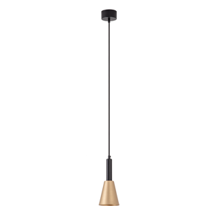 Zambelis Lighting Lyrion 10.5cm Slim Pendant Ceiling Light Sandy Black - Painted Gold LED 3000K Zambelis Lighting Lyrion 10.5cm Slim Pendant Ceiling Light Sandy Black - Painted Gold LED 3000K
