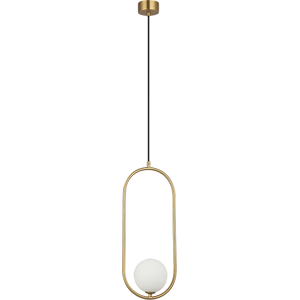 Zambelis Lighting Globa 50cm Globe Pendant Ceiling Light Gold Matt 1xG9 LED Zambelis Lighting Globa 50cm Globe Pendant Ceiling Light Gold Matt 1xG9 LED