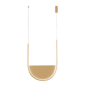 Zambelis Lighting Evoria 40cm Pendant Ceiling Light Gold Matt-Champagne Glass LED 3000-4000K Dimmable Zambelis Lighting Evoria 40cm Pendant Ceiling Light Gold Matt-Champagne Glass LED 3000-4000K Dimmable