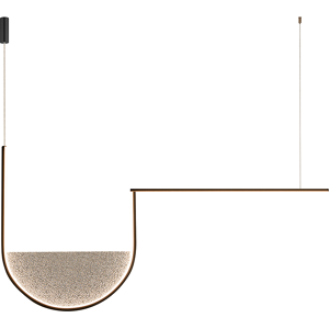 Zambelis Lighting Evoria 101cm Pendant Ceiling Light Black Matt-Light Grey Glass LED 3000-4000K Dimmable Zambelis Lighting Evoria 101cm Pendant Ceiling Light Black Matt-Light Grey Glass LED 3000-4000K Dimmable