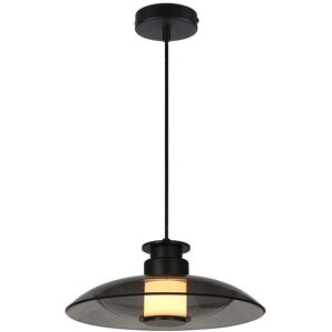Zambelis Lighting Eclipse Dome Pendant Ceiling Light Sandy Black-Smoked Glass LED 3000K Dimmable Zambelis Lighting Eclipse Dome Pendant Ceiling Light Sandy Black-Smoked Glass LED 3000K Dimmable