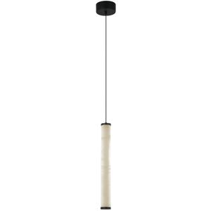 Zambelis Lighting Malia 37.4cm Slim Pendant Ceiling Light Sandy Black-Natural Alabaster LED 3000K Dimmable Zambelis Lighting Malia 37.4cm Slim Pendant Ceiling Light Sandy Black-Natural Alabaster LED 3000K Dimmable