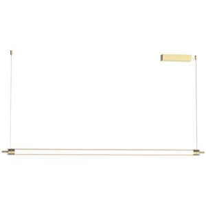 Zambelis Lighting Zambelis Bar Pendant Ceiling Light Brushed Gold LED 3000K Dimmable Zambelis Lighting Zambelis Bar Pendant Ceiling Light Brushed Gold LED 3000K Dimmable
