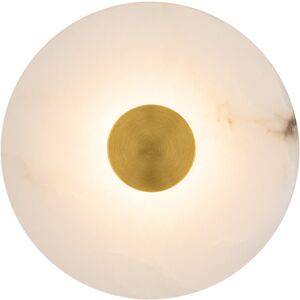 Zambelis Lighting Maroni 25cm Integrated Led Wall Lamp Brass-Natural Alabaster LED 3000K Zambelis Lighting Maroni 25cm Integrated Led Wall Lamp Brass-Natural Alabaster LED 3000K