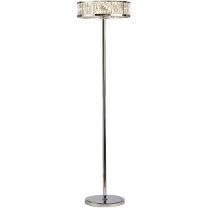 INSPIRED LIGHTING Torre Floor Lamp 5 Light Polished Chrome, Crystal INSPIRED LIGHTING Torre Floor Lamp 5 Light Polished Chrome, Crystal