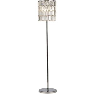 INSPIRED LIGHTING Torre Crystal Curtain Floor Lamp 5 Light Polished Chrome INSPIRED LIGHTING Torre Crystal Curtain Floor Lamp 5 Light Polished Chrome